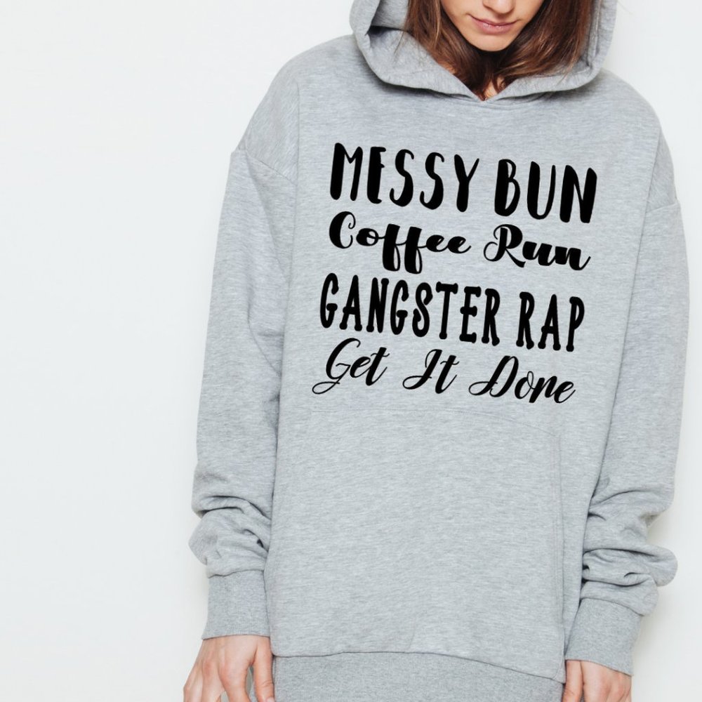 Messy Bun Coffee Run Hoodie